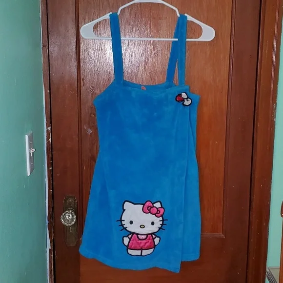 Vintage y2k Hello Kitty Towel Wrap Dress - Picture 2 of 11
